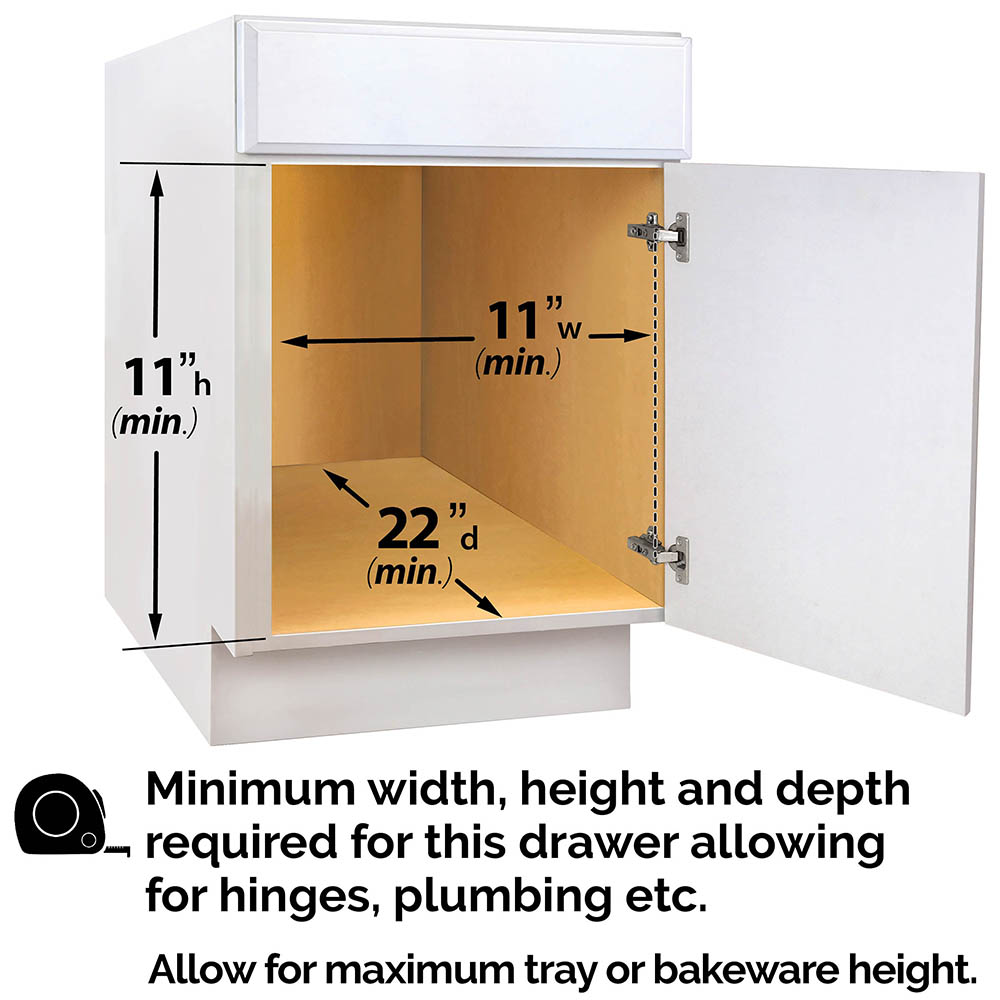 430221 Pull-Out Bakeware Cabinet Organizer - Lynk Inc