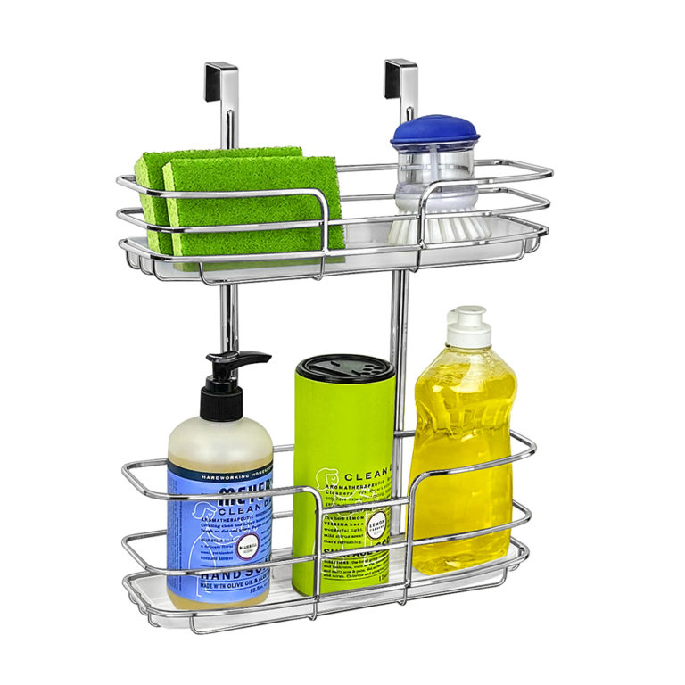 601400 Over Cabinet Door Double Shelf Organizer - Lynk Inc