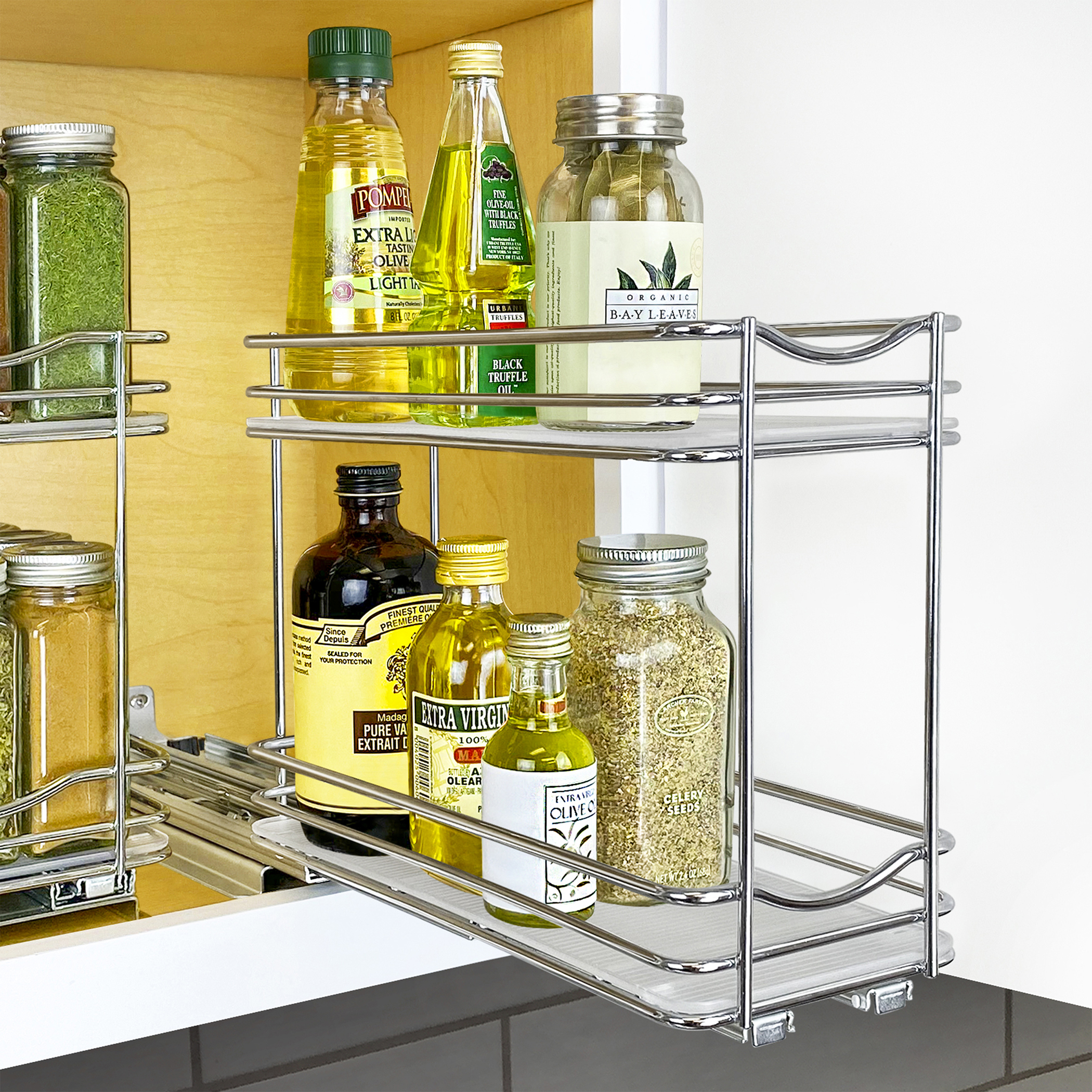 Pull Out Spice Rack 
