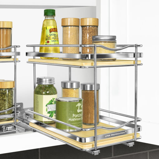 432622 Lynk Professional Elite Slide Out Spice Organizer Two Tier - Image 2