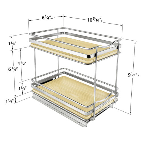 432622 Lynk Professional Elite Slide Out Spice Organizer Two Tier - Image 6