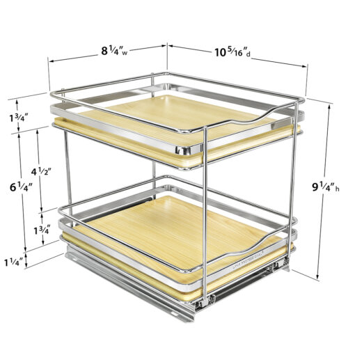 432722 Lynk Professional Elite Slide Out Spice Organizer Two Tier - Image 5